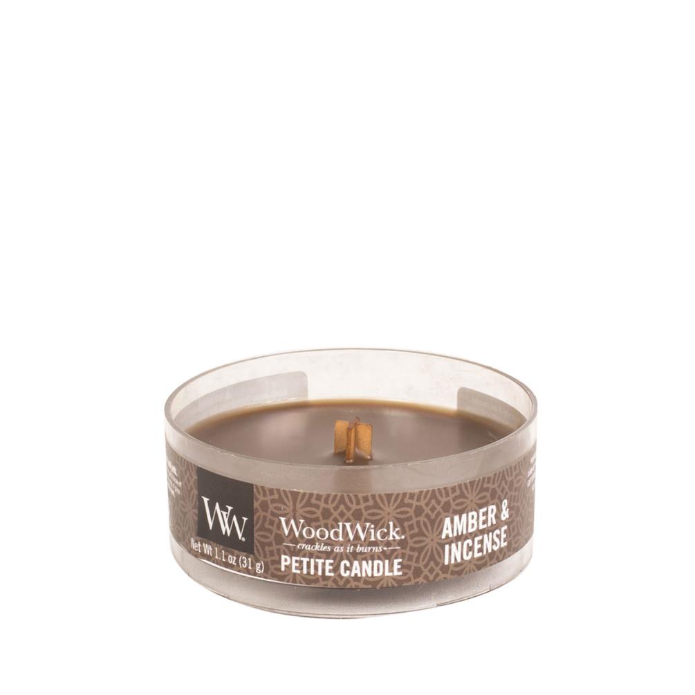Woodwick Amber & Incense Petite Candle £2.99